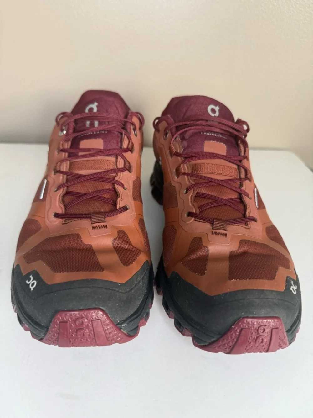 On Women's Cloudventure Waterproof Trail Running Shoes Hazel/Mulberry 9.5 - Picture 5 of 13